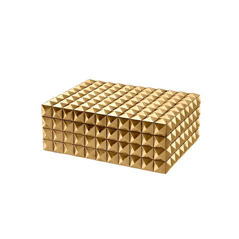 تزود صندوق خرافة  Eichholtz - Viviënne Box Gold, Small - GIRL ABOUT HOUSE