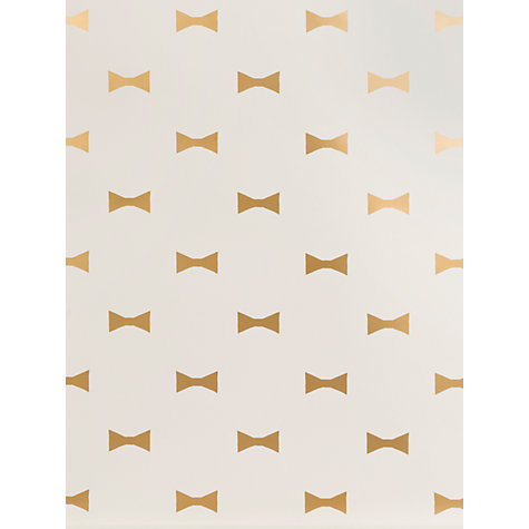 Kate Spade New York for GP & J Baker - Whimsies Bow Ties Wallpaper, Gold -  GIRL ABOUT HOUSE