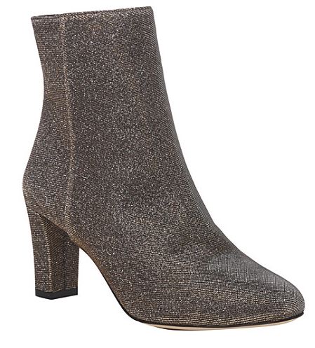 Festive Gift - LK Bennett - Leelah Metallic Ankle Boots