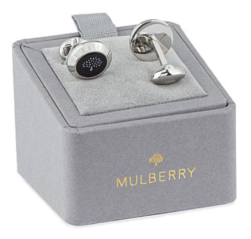 Festive Gift - Mulberry - Enamel Coin Cufflinks