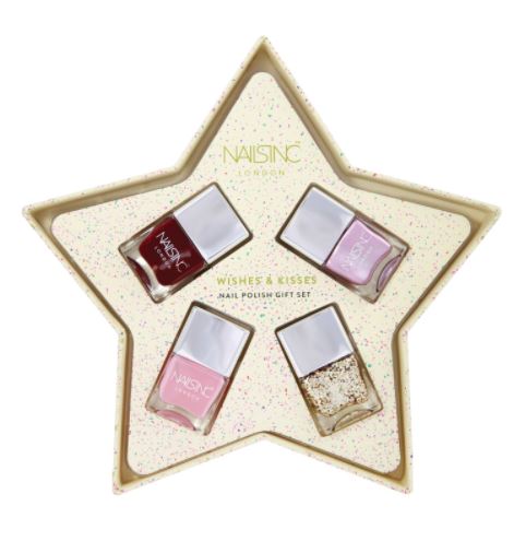 Festive Gift - Nails Inc - Wishes & Kisses Nail Polish Gift Set