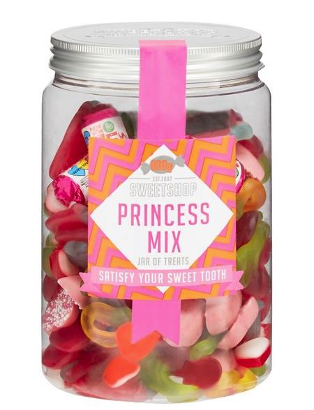 Festive Gift - Sweet Shop - Princess Mix Pick 'n' Mix Jar - 800g