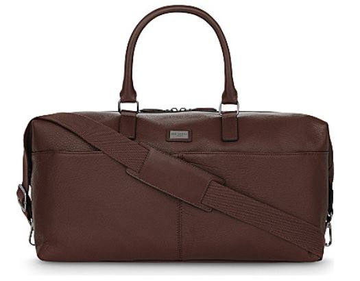 Festive Gift - Ted Baker - Tiger Leather Holdall - Tan