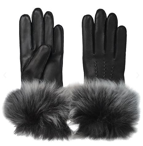 Festive Gift - UGG 3 Point Long Toscana Gloves - Black