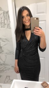 Festive Entertaining - For an evening event, I like to amp up the glam factor. That means more sparkle, a glossy mane and lashings of jet-black mascara. This season, I'm loving a form-fitting midi dress with semi-opaque black tights or the sequin pencil skirt and cashmere sweater combo. For a denim devotee, this is quite the departure but I feel that a festive evening offers the perfect opportunity to dress up!