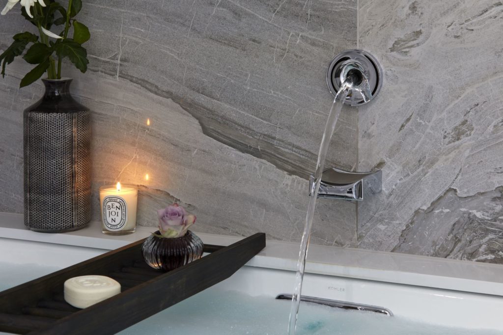 Creating the luxury spa retreat bathroom at home: Achieving a sense of 'luxury spa', is about both the look and feel.  A space that appeals to, and engages, all the senses. Somewhere offering ambiance above all - that soothes and feels deliciously 'zen'.
