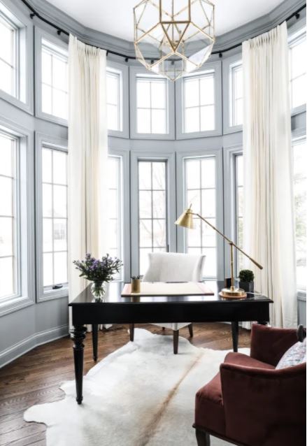 hoose a room with a window - ideally a large one - so that you can connect with the outside. It's important for our Circadian rhythm and mental health. For me, natural light is absolutely essential so that I can pick up on the nuances of colour and texture in samples. 
