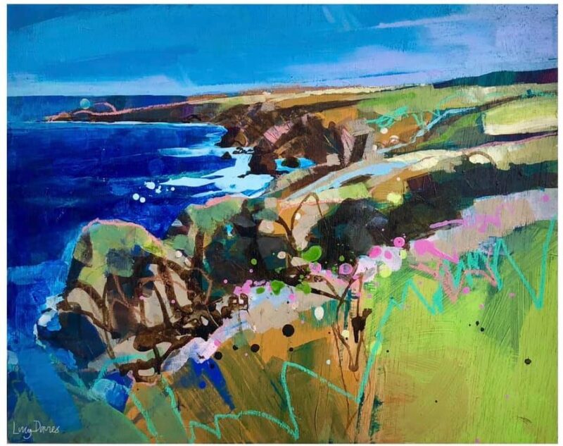 Lucy Davies Art GIRL ABOUT HOUSE